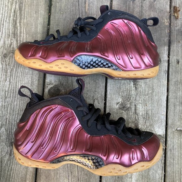2016 Nike Air Foamposite One Maroon Mens Size 9 - Picture 5 of 10